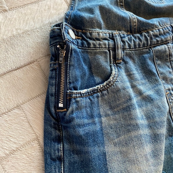 [BLANKNYC] Denim Cut Off Overalls - Picture 4 of 5